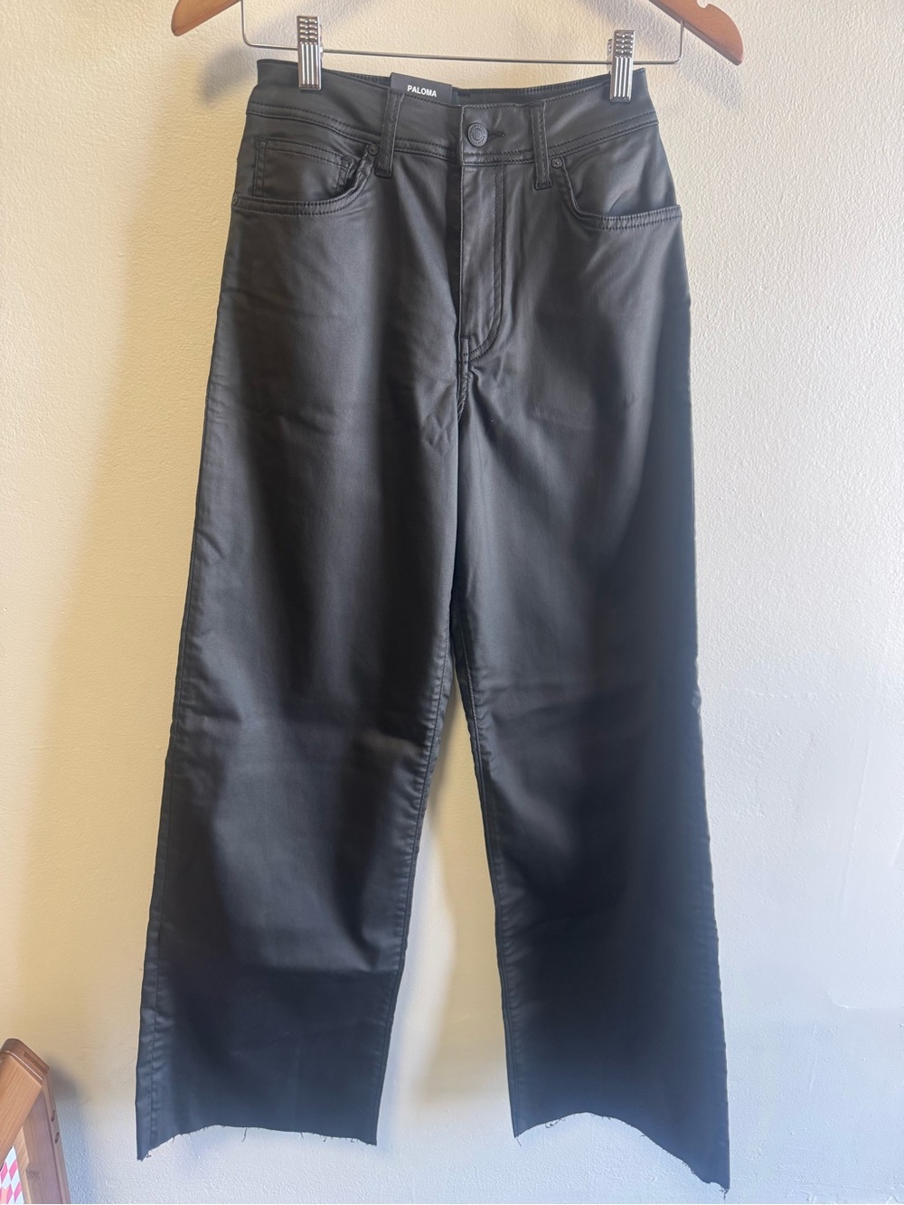 Mavi Paloma High-Rise Wide Leg Pants in Black